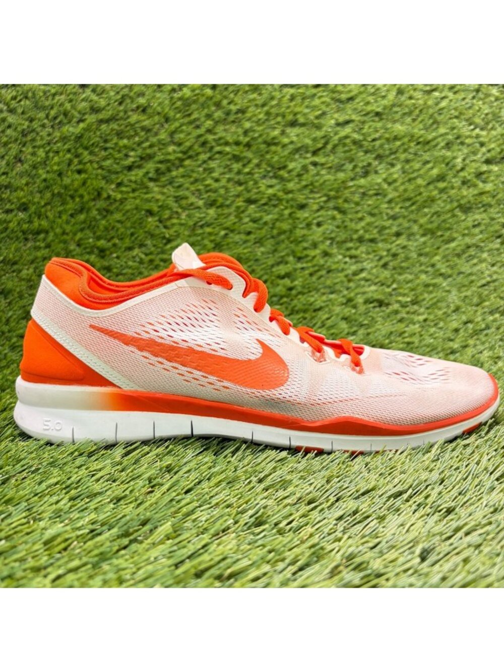 Nike Free 5.0 TR Fit 5 Womens Size 10 Orange Athletic Running Shoes Sneakers